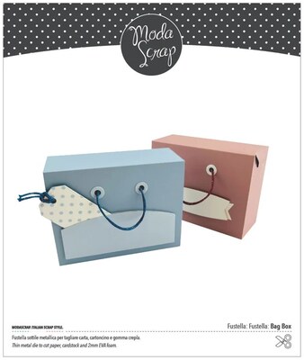 Vyřezávací šablony MODA SCRAP - Taštičky/krabičky - sada 10 ks