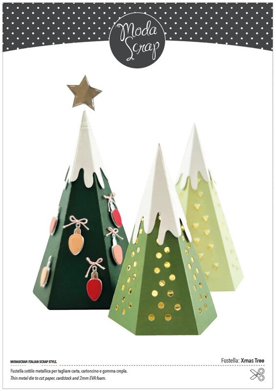 Vyřezávací šablony MODA SCRAP - Stromky