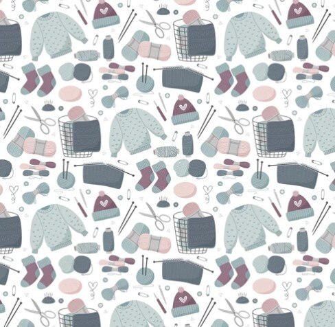 Sada papírů MODA SCRAP 12x12" - Cuddle Time - sada 12 listů