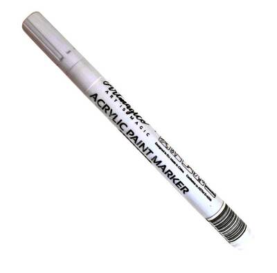 Akrylový bílý popisovač Artmagico 1 mm - 1 ks