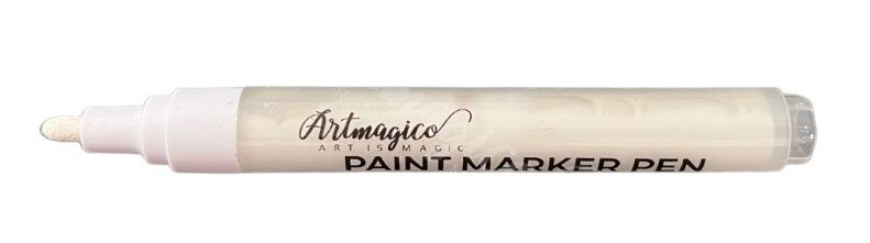 Akrylový bílý popisovač Artmagico 2-3 mm - 1 ks