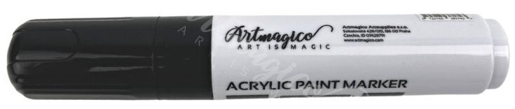 Akrylový černý popisovač Artmagico 10 mm - 1 ks