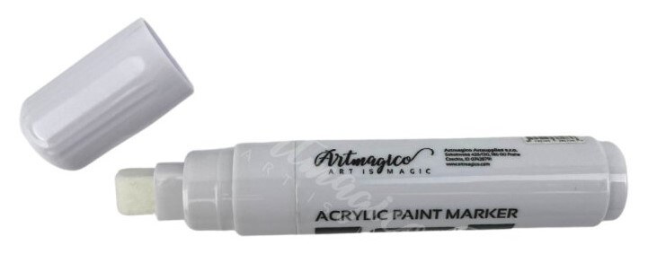 Akrylový bílý popisovač Artmagico 10 mm - 1 ks