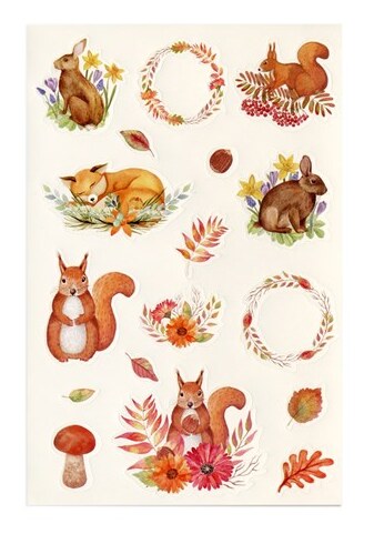 Samolepky "Podzimní čas" - sada 76 ks