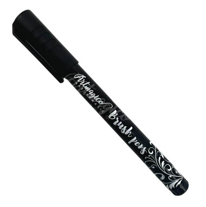 Artmagico Brush pens fixy akrylové - černý - 1 ks