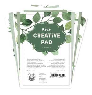Mini kreativní sada P13 6x4" - listy - sada 24 listů