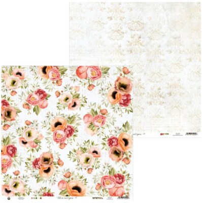 Potištěný papír 12x12" P13 Till we meet again 01 - 1 list