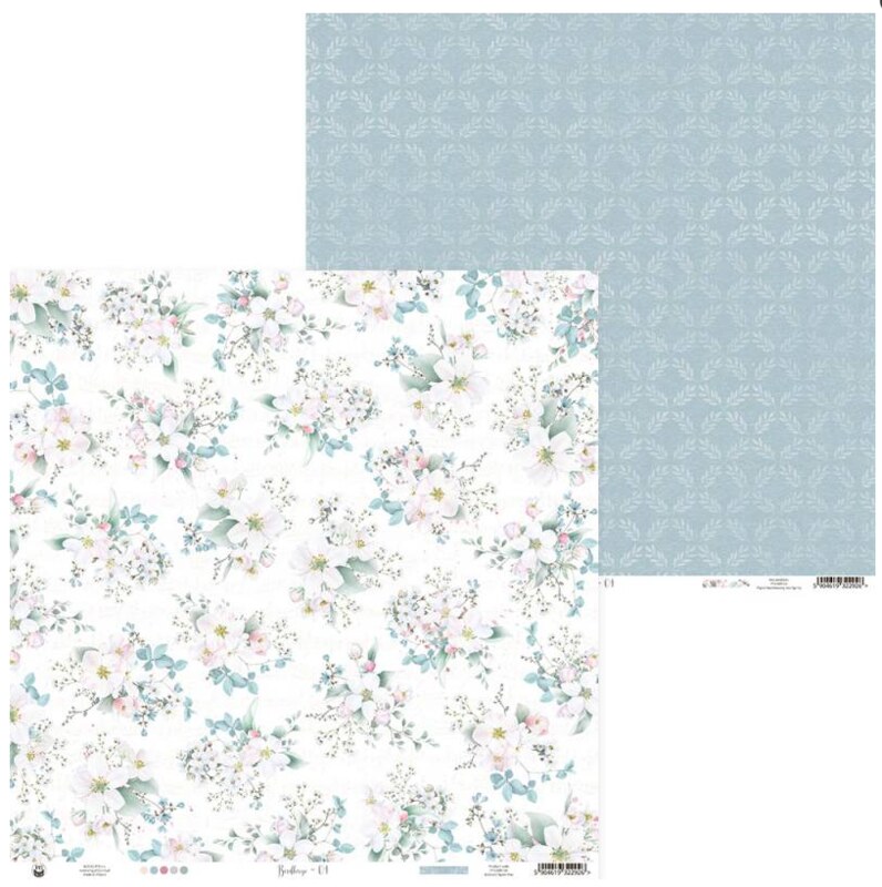 Potištěný papír 12x12" P13 Birdhouse 04 - 1 list