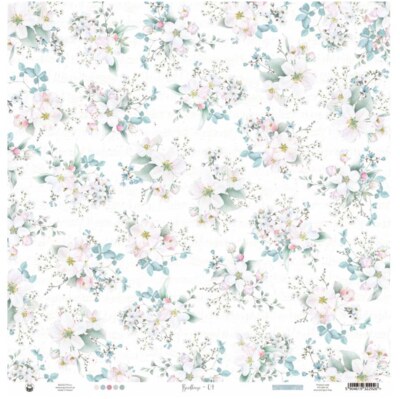 Potištěný papír 12x12" P13 Birdhouse 04 - 1 list