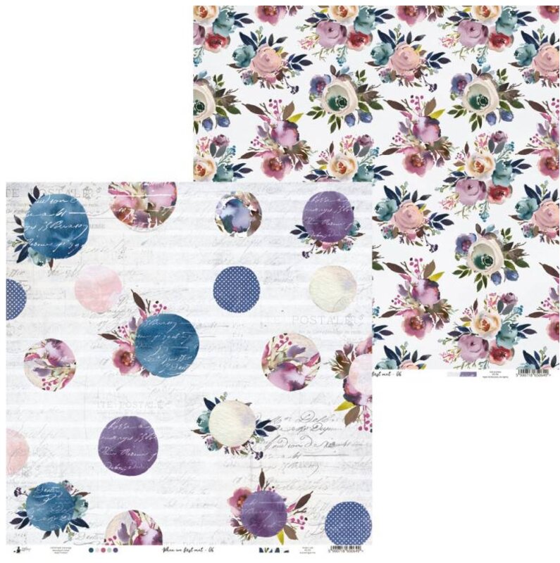 Potištěný papír 12x12" P13 When we first met 06 - 1 list