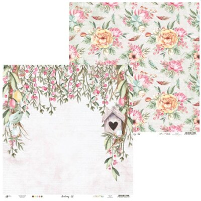 Potištěný papír 12x12" P13 Awakening 02 - 1 list