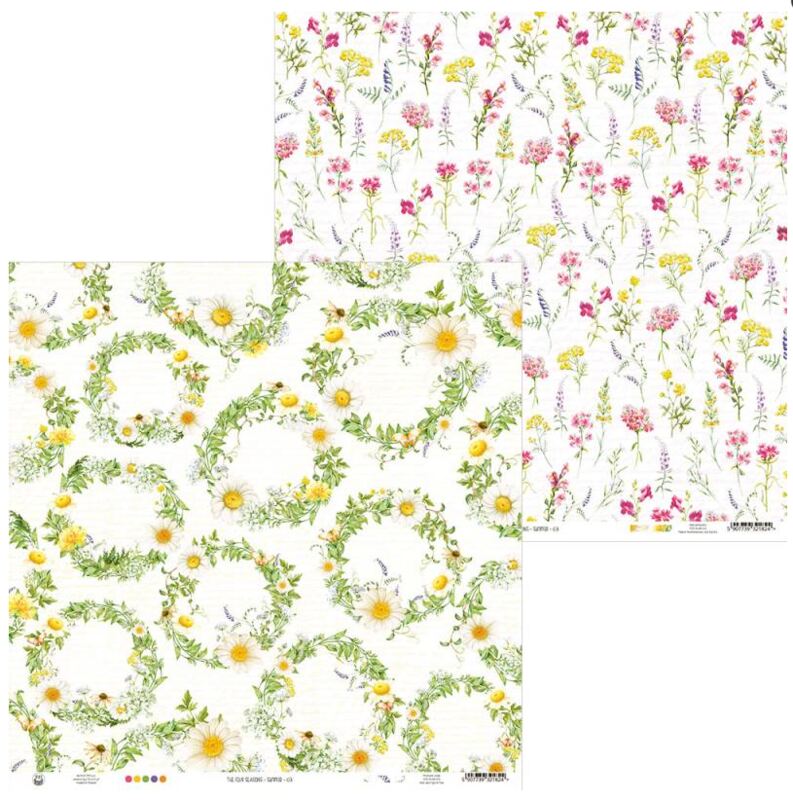 Potištěný papír 12x12" P13 The four seasons - Summer 03 - 1 list