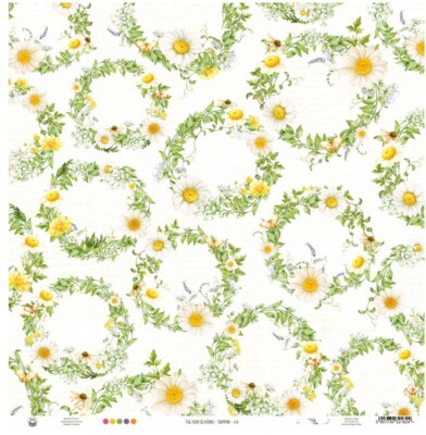 Potištěný papír 12x12" P13 The four seasons - Summer 03 - 1 list