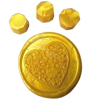 Pečetící vosk Creatissimo - metalický zlatý 30g - balení 30 g