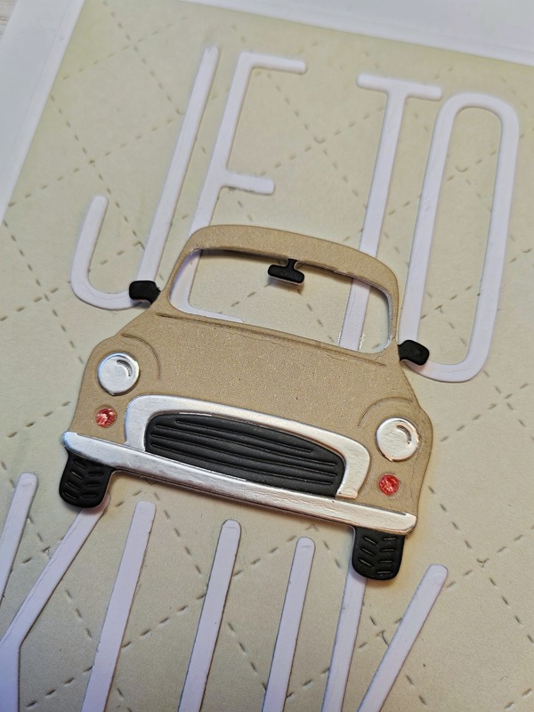 Přání ruční výroba - Je to kluk - 1 ks