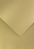 Lesklé papíry s perletí A4 220g - šampaň, 20 ks - sada 20 ks