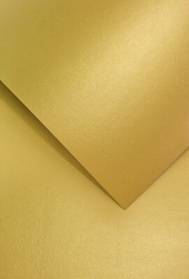 Lesklé papíry s perletí A4 220g - zlatá antik, 20 ks - sada 20 ks