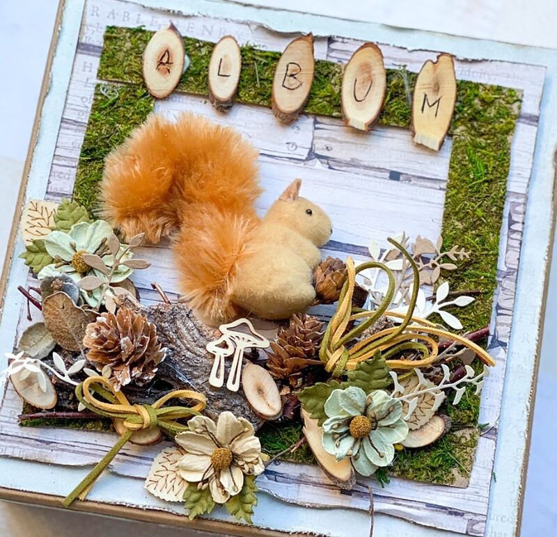 Dřevěné ozdoby - podzimní motivy - sada 45 ks