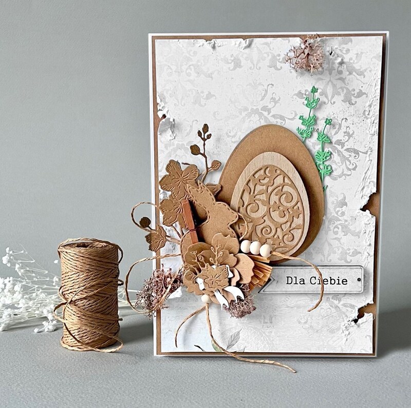 Dřevěné ozdoby - vajíčka  - sada 8 ks