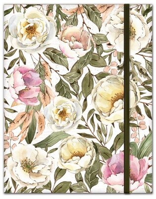 Zápisník A5 s pevnou vazbou P13 - Flowers - 1 ks