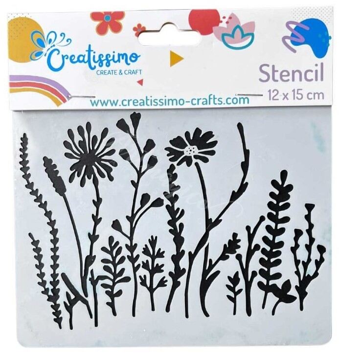 Plastová šablona Artmagico - květinová zahrada - 1 ks