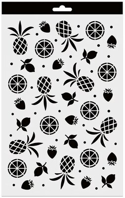 Plastová šablona XL Aladine - ovoce - 1 ks