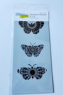 Plastová šablona TCW - motýli - 1 ks