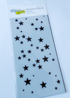 Plastová šablona TCW - hvězdičky - 1 ks