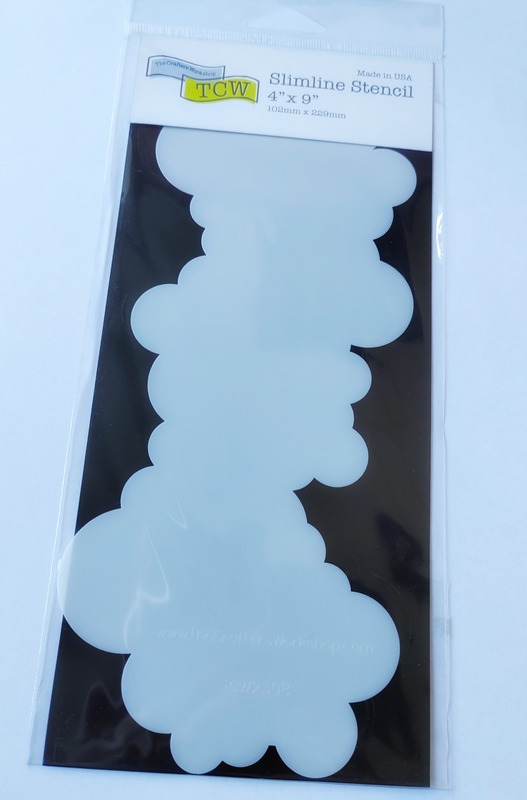 Plastová šablona TCW - mraky - 1 ks