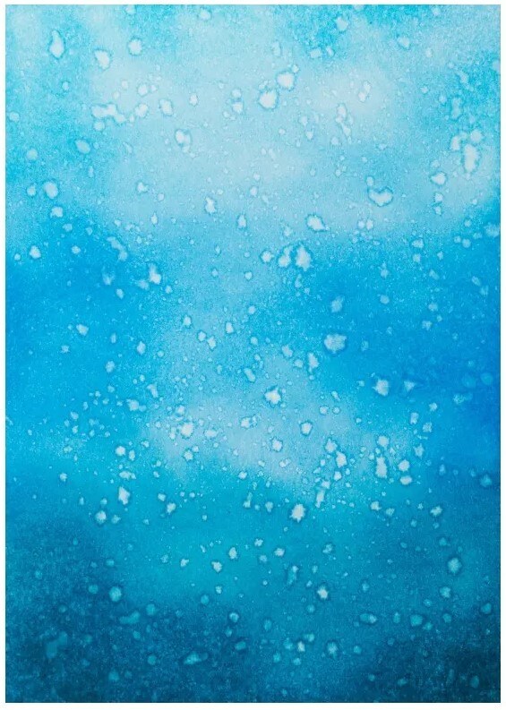 Inkousty reagující na vodu Studio Light - modré - sada 3 ks