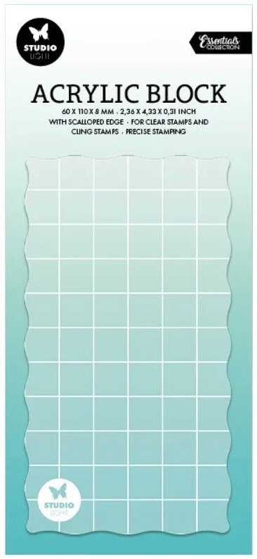 Akrylový blok Studio Light - 6x11 cm - 1 ks