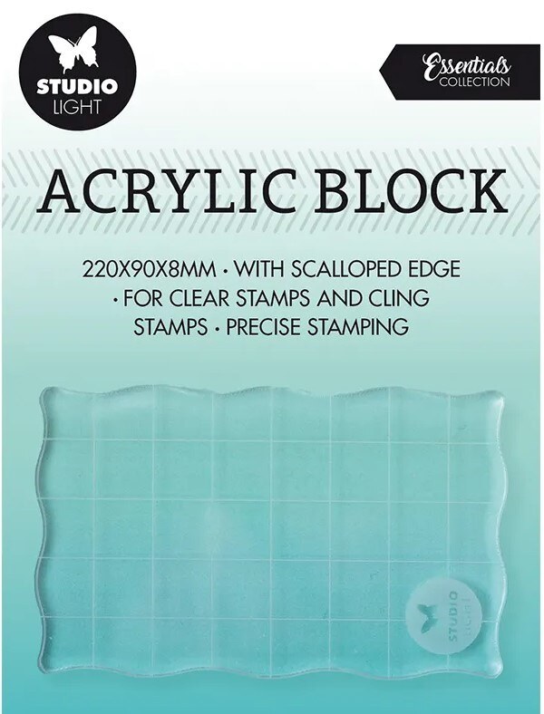 Akrylový blok Studio Light - 5x8 cm - 1 ks
