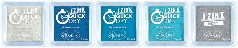 Rychleschnoucí inkousty Aladine - zimní barvy - sada 5 ks