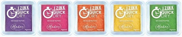 Rychleschnoucí inkousty Aladine - letní barvy - sada 5 ks