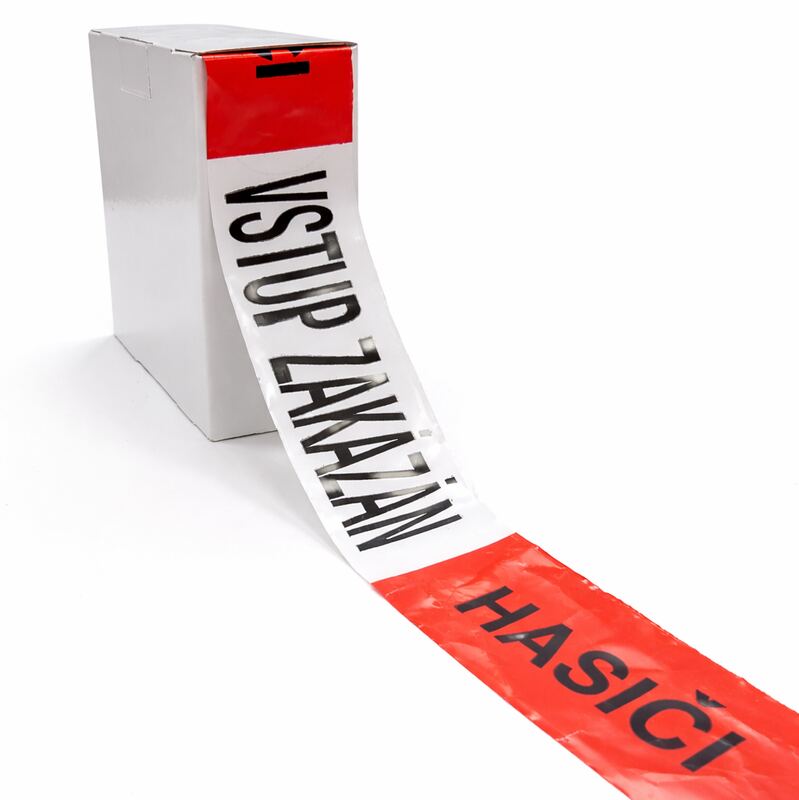 Vytyčovací páska HASIČI - 75 mm x 500 m