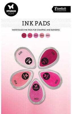 DYE inkousty Studio Light - růžové - sada 5 ks