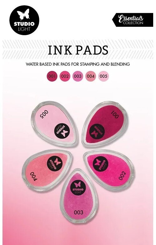 DYE inkousty Studio Light - růžové - sada 5 ks