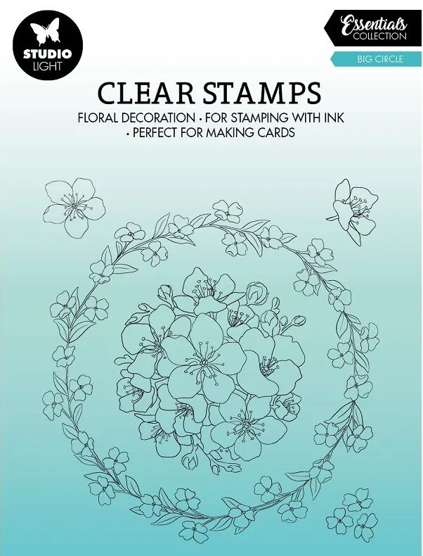 Silikonová razítka Studio Light - sakura - sada 5 ks