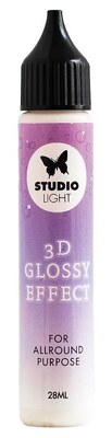 Průhledný efektový lak Studio Light 3D Glossy Effect - 28 ml