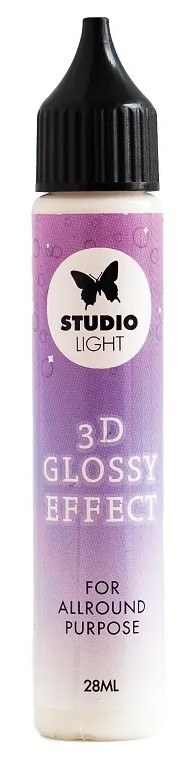 Průhledný efektový lak Studio Light 3D Glossy Effect - 28 ml