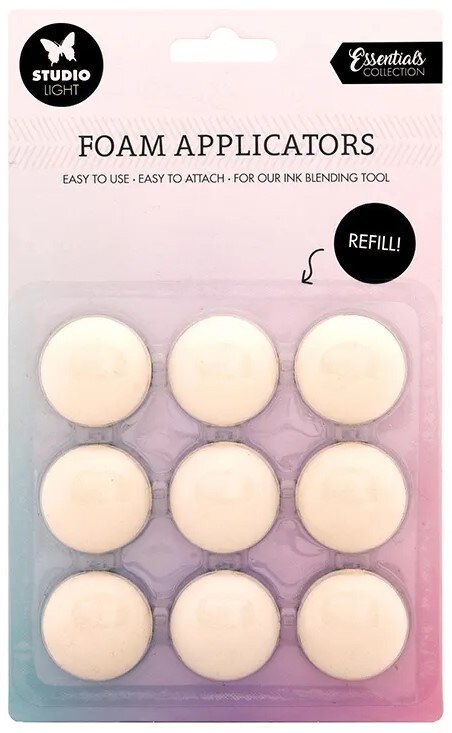 Náhradní polštářky na aplikátory inkoustů Studio Light - sada 9 ks