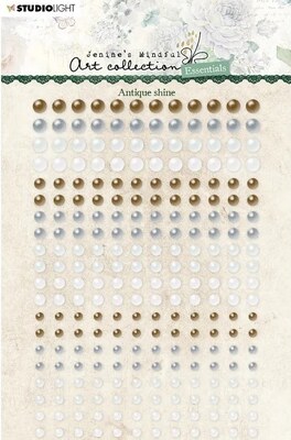 Samolepicí perličky Studio Light - Antique shine - sada 240 ks