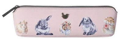 Penálek z veganské kůže Wrendale Designs - králík a morče - 1 ks