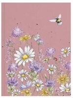 Luxusní zápisník A6 Wrendale Designs - louka a čmelák - 1 ks