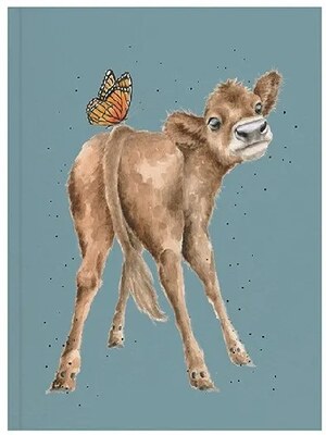 Luxusní zápisník A6 Wrendale Designs - telátko - 1 ks