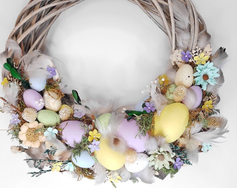 Papírová kvítka dpCraft - barevné - sada 32 ks