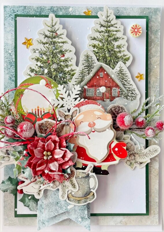 Papírové výseky dpCraft - Lovable Christmas - sada 49 ks