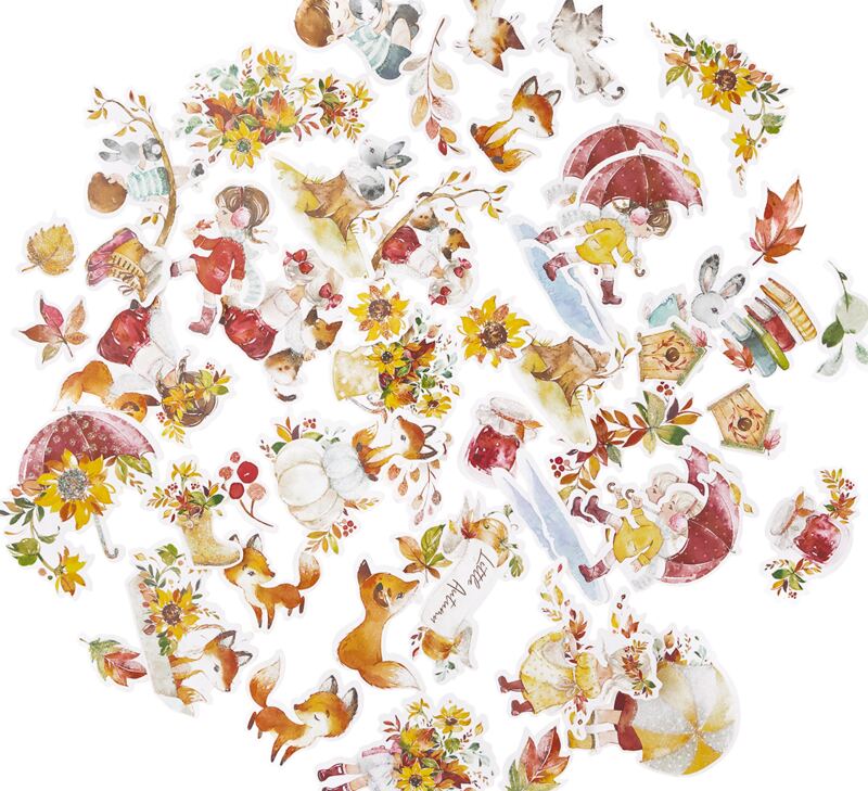 Papírové výseky dpCraft - Podzim - sada 50 ks