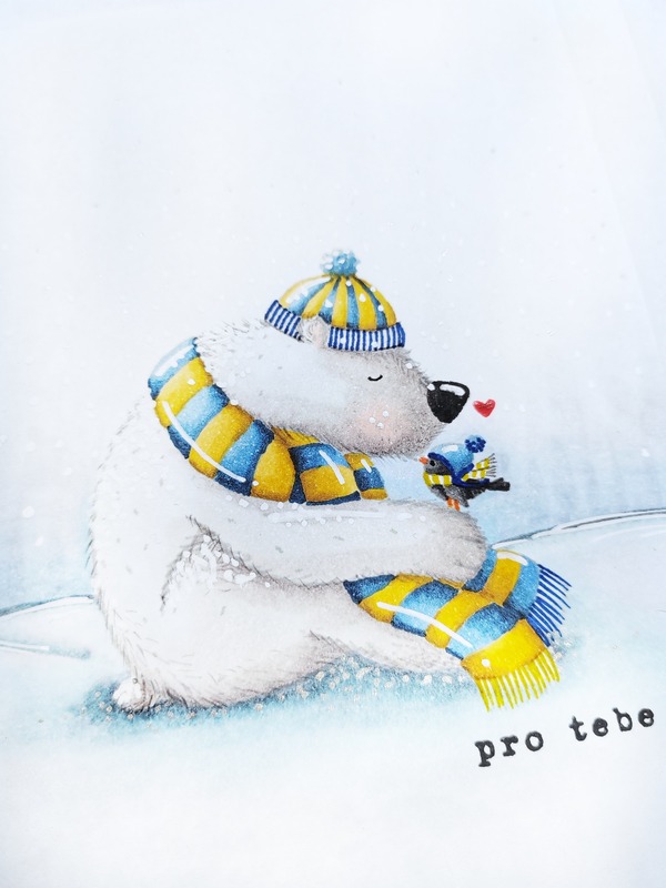 Přání ruční výroba - Pro tebe - medvídek - 1 ks