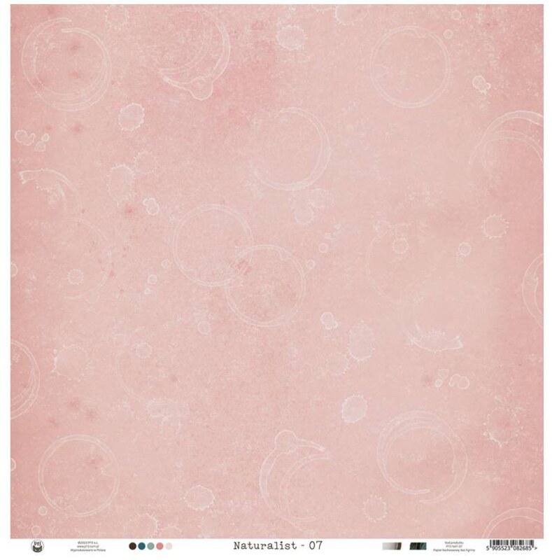 Potištěný papír 12x12" P13 Naturalist 07 - 1 list
